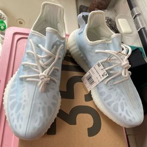 Never worn, brand new Yeezy boost 350 mono ice colorway